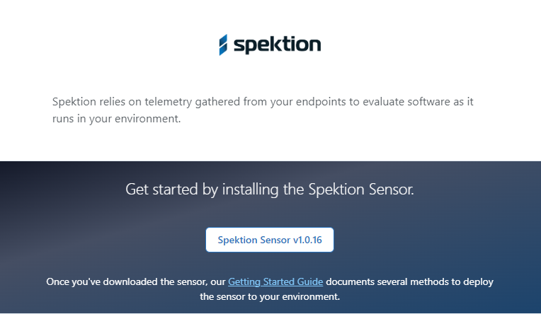 Spektion Sensor Install Overlay